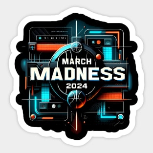 march madness basketball competition Sticker